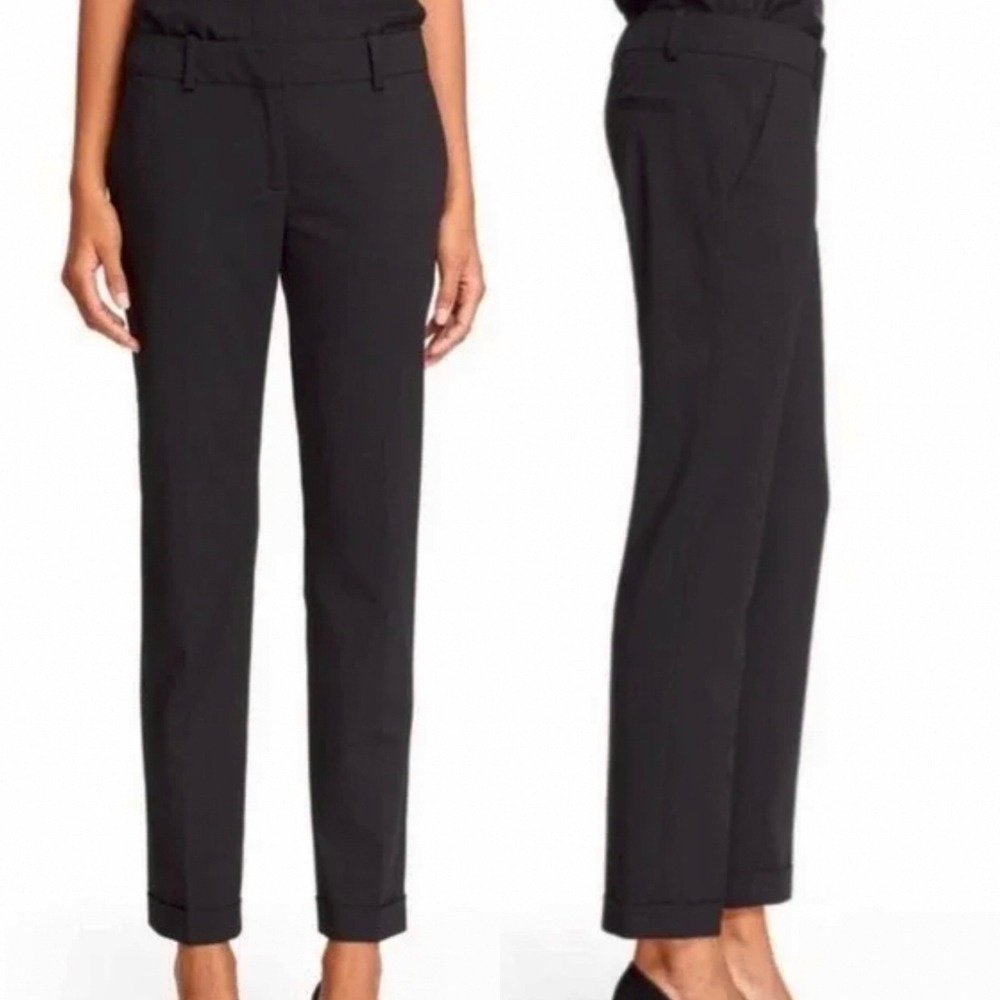 The Kooples Black Cuffed Trousers Womens Size 36 French or US 4 Minimalist Pants